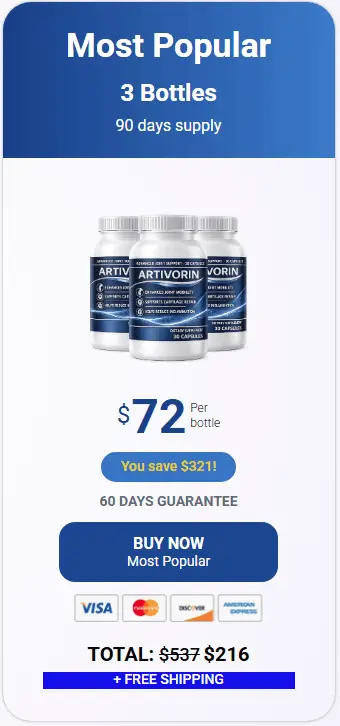 Buy Artivorin 3 Bottle